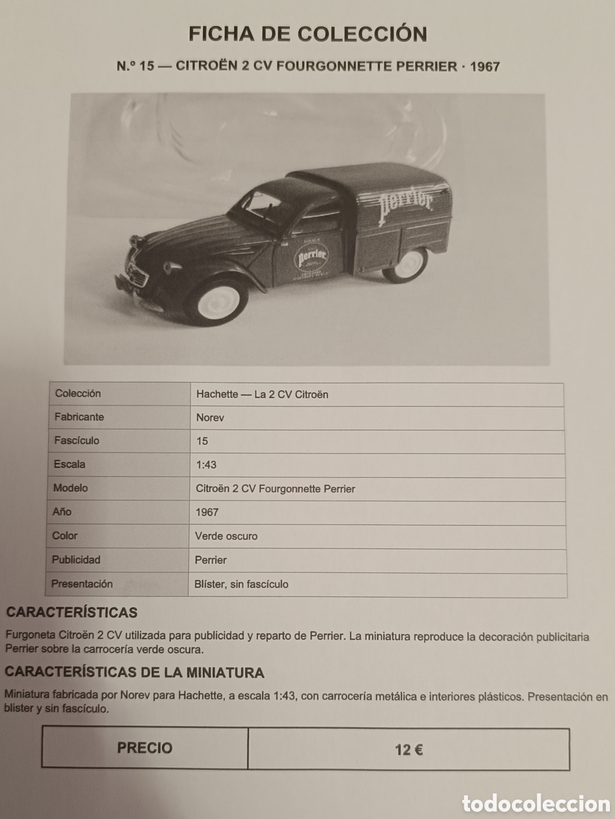 Coches: Citro&euml;n 2Cv Perrier 1967 - Foto 3