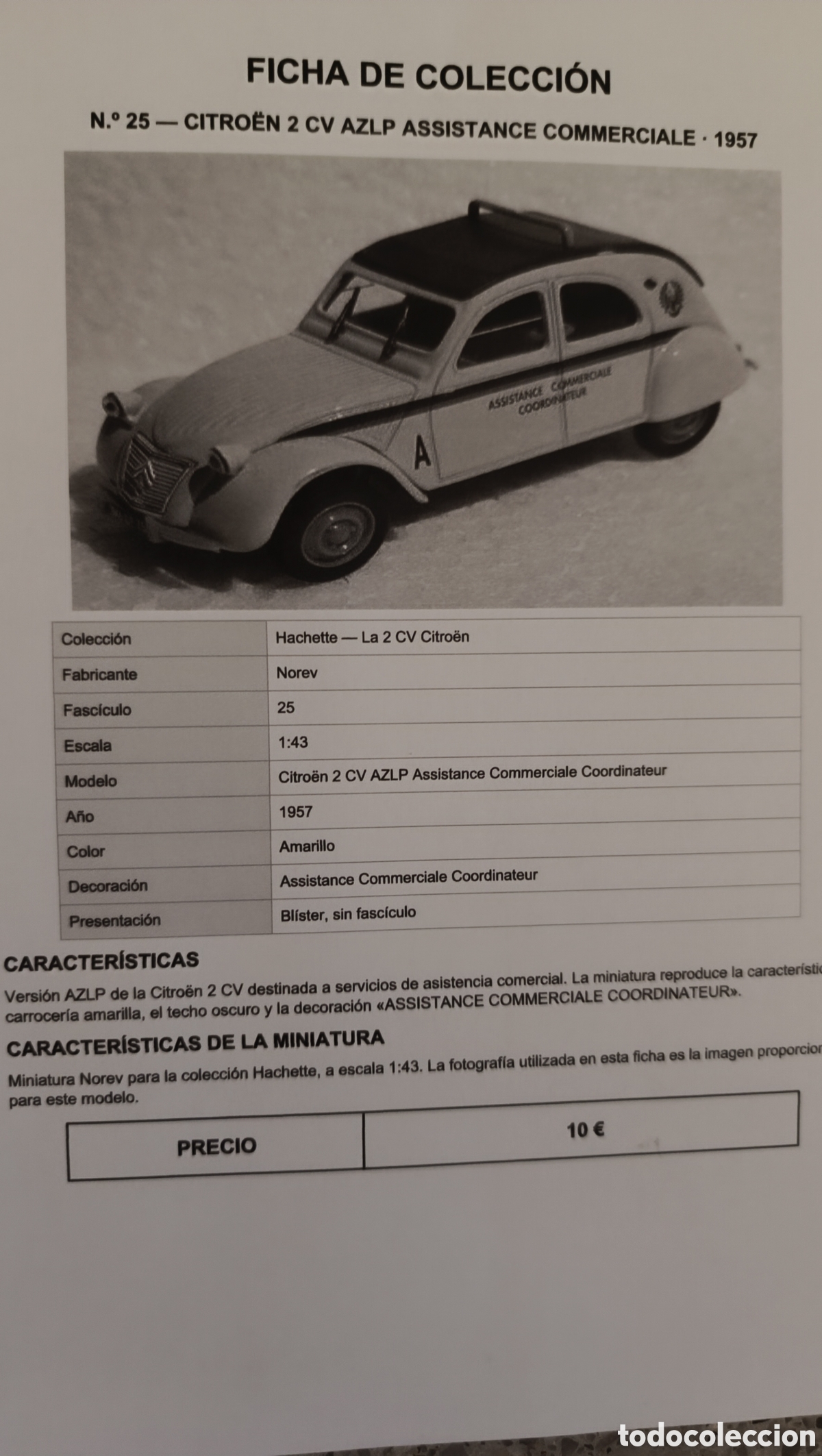 Coches: Citro&euml;n 2Cv Comerciales 1957 - Foto 3
