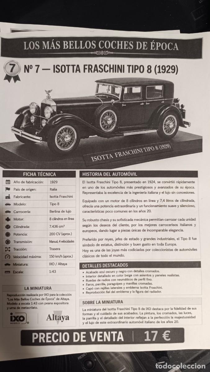Coches: ISOTTA FRASCHINI TIPO 8( 1929) - Foto 3