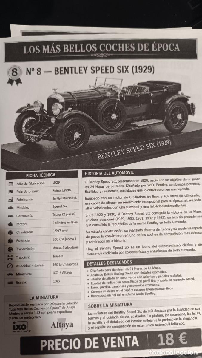 Coches: BENTLEY SPEED SIX ( 1929) - Foto 4