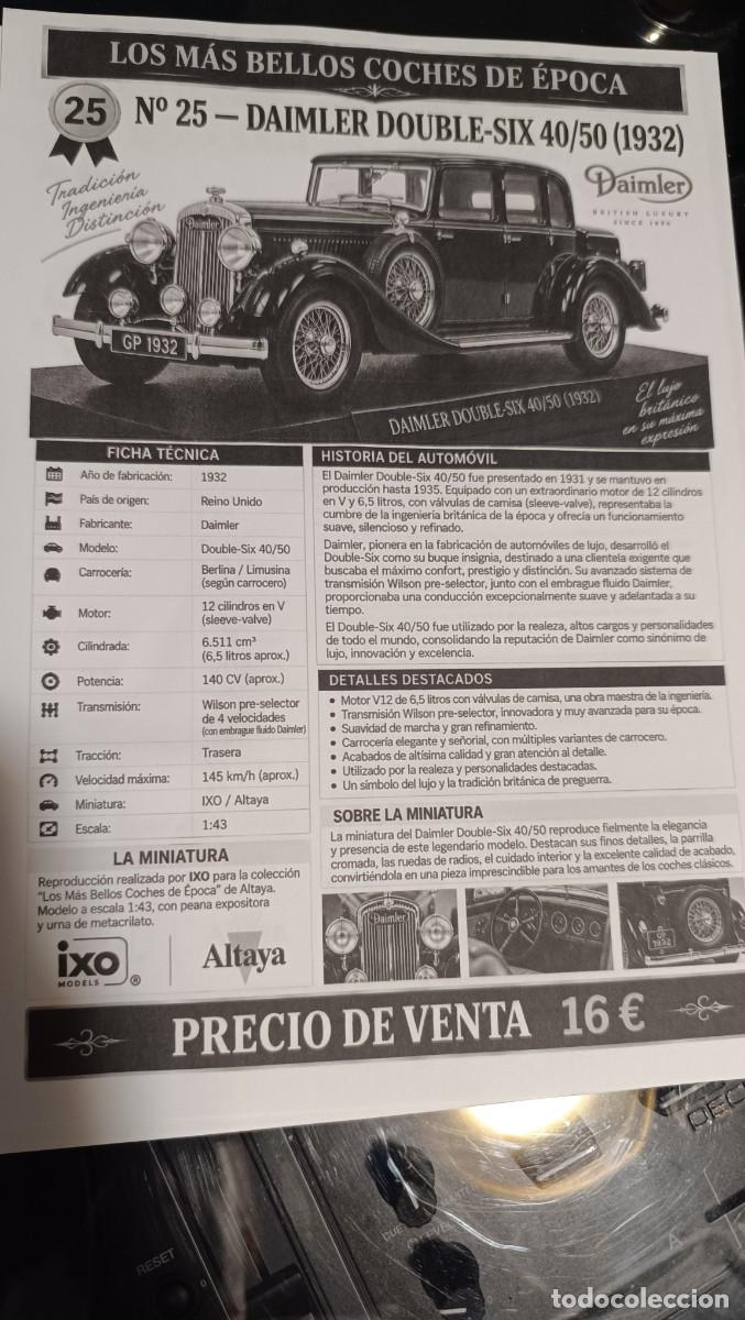 Coches: DAIMLER DOUBLE-SIX 40/50 (1932) - Foto 4