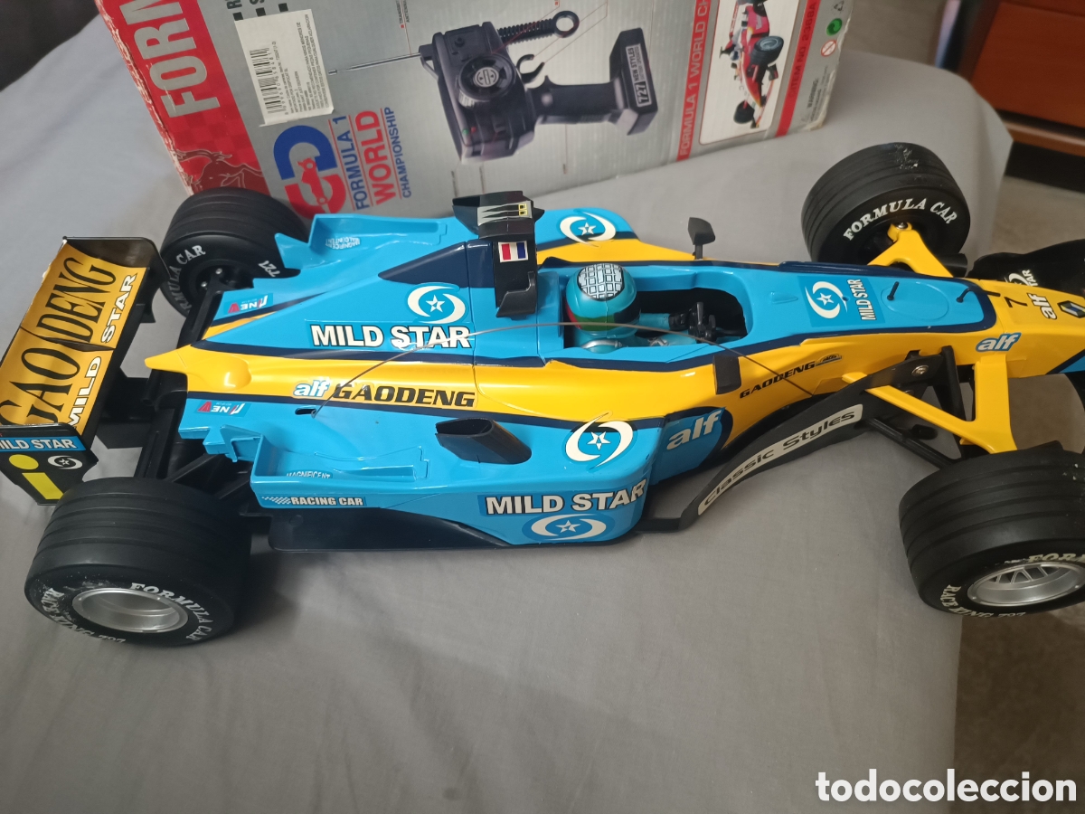Coches: Coche RC F&oacute;rmula 1 Gaodeng 1/8 Vintage (Para piezas/reparar)