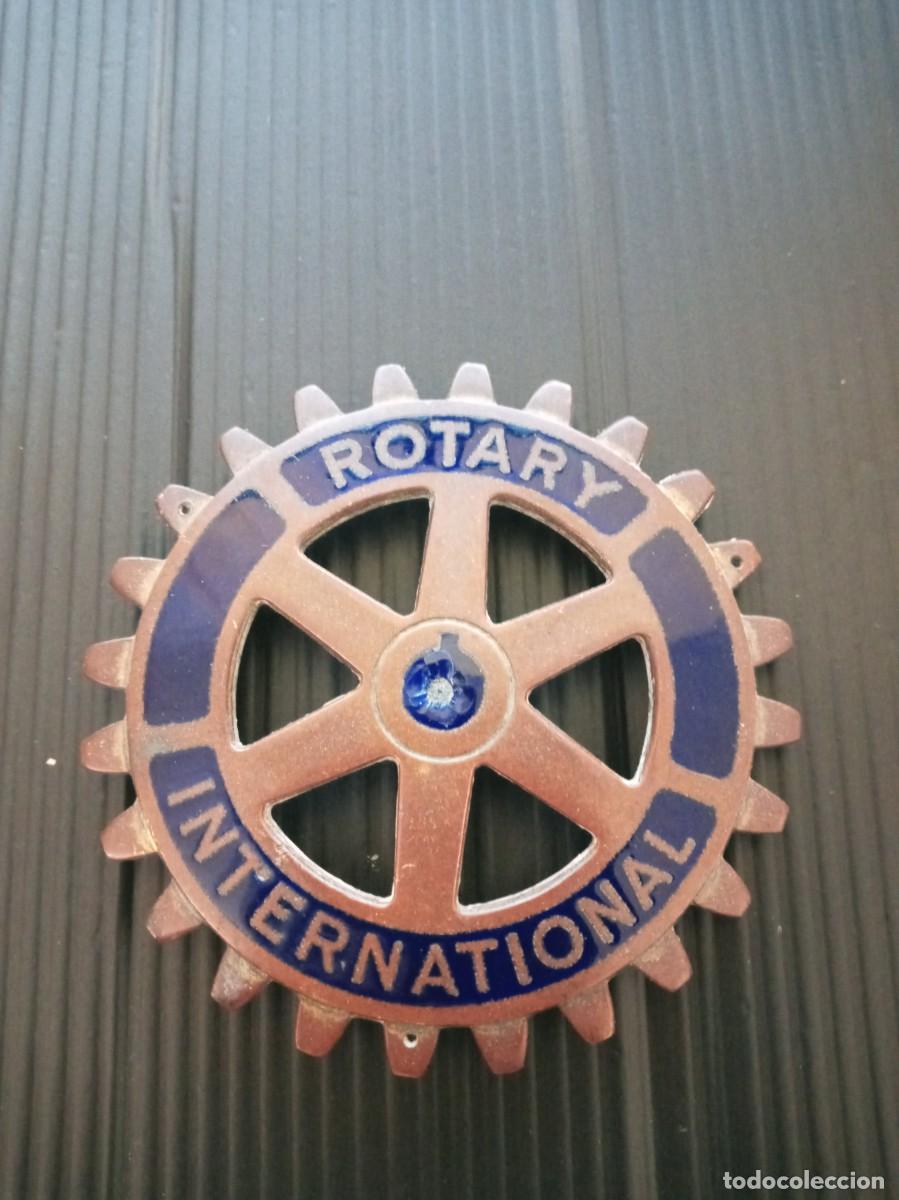 Autos: PLACA INSIGNIA PARA RADIADOR ROTARY INTERNATIONAL