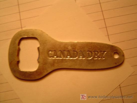 Abrebotellas y sacacorchos de colecci&oacute;n: Abridor de CANADA DRY - Foto 1