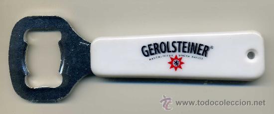 Abrebotellas y sacacorchos de colecci&oacute;n: ABRIDOR AGUA GEROLSTEINER - Foto 1
