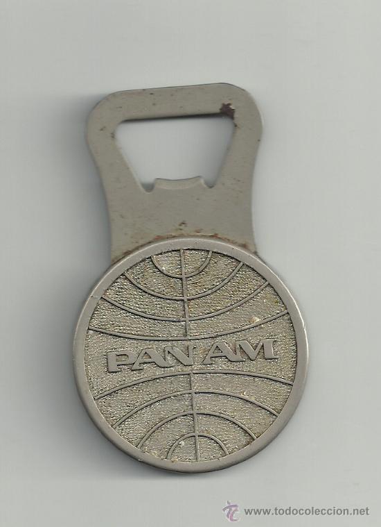 Abrebotellas y sacacorchos de colecci&oacute;n: ABREBOTELLA DE LA COMPA&Ntilde;IA AEREA PAN AM - Foto 1