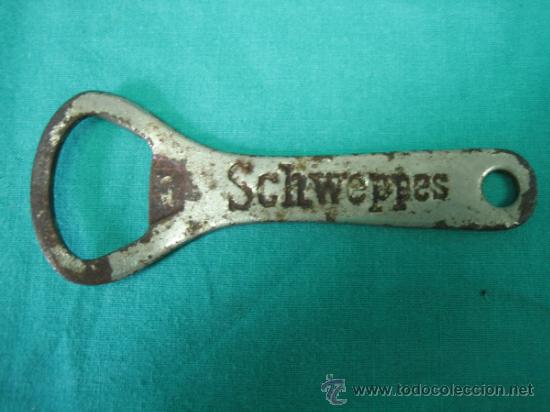 Abrebotellas y sacacorchos de colecci&oacute;n: Abrebotellas Schweppes - Foto 1