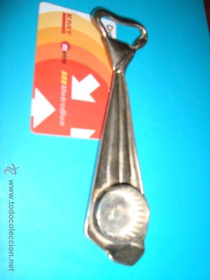 Abrebotellas y sacacorchos de colecci&oacute;n: Abre botellas saca chapas con forma de corbata - Foto 2