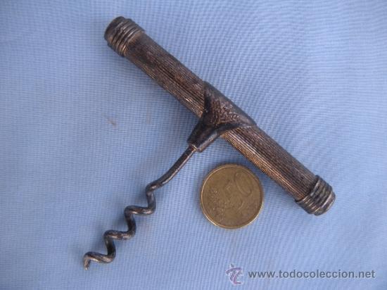Abrebotellas y sacacorchos de colecci&oacute;n: SACACORCHOS PLATEADO - Foto 1