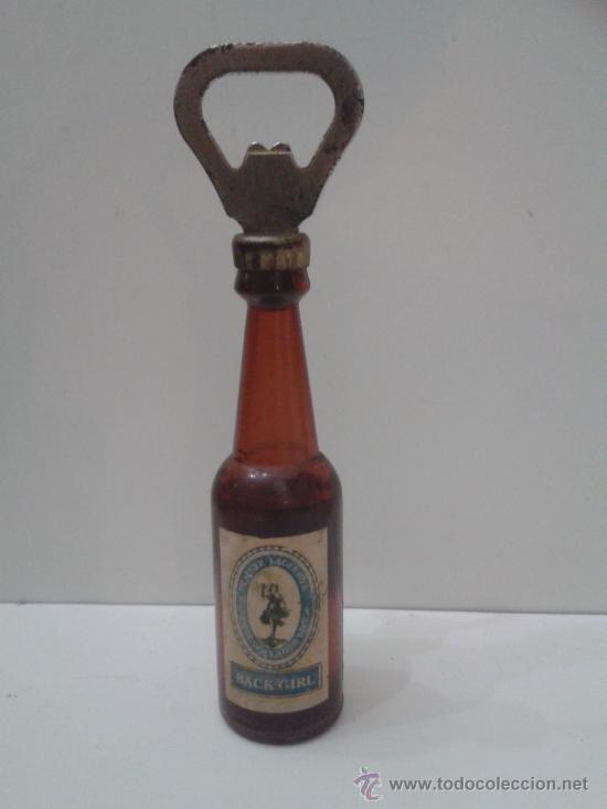 Abrebotellas y sacacorchos de colecci&oacute;n: BOTELLA CON IMAN - Foto 1