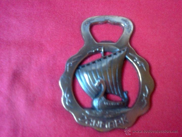 Abrebotellas y sacacorchos de colecci&oacute;n: ANTIGUO ABRIDOR DE BOTELLAS DE BRONCE - Foto 1