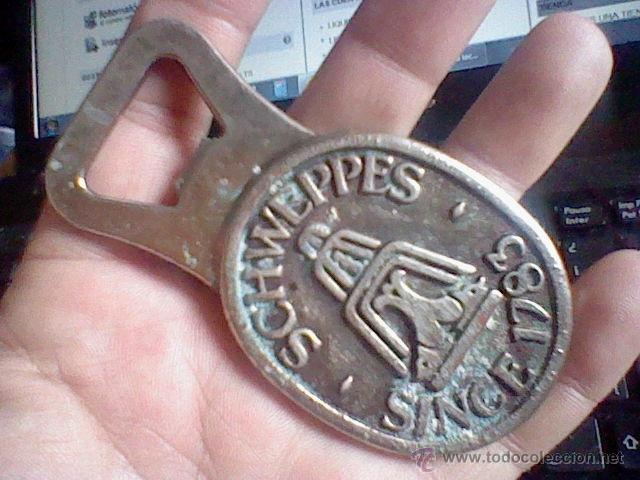 Abrebotellas y sacacorchos de colecci&oacute;n: ABREBOTELLAS SCHWEPPES SINCE 1783 REFRESCO - Foto 2