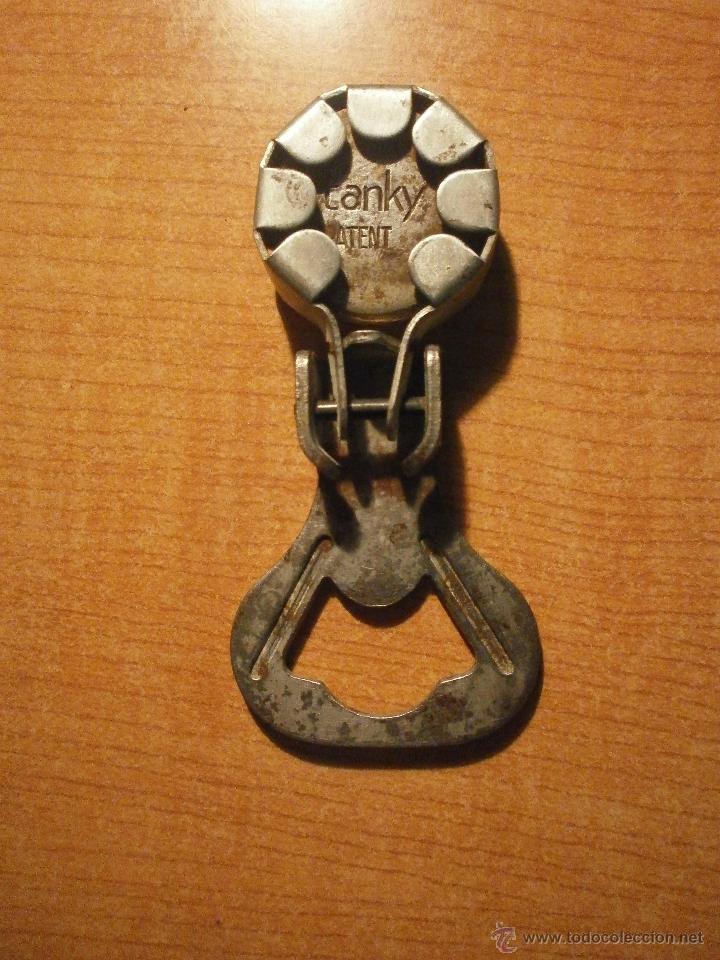 Abrebotellas y sacacorchos de colecci&oacute;n: ABRIDOR PLEGABLE MARCA TANKY - Foto 1