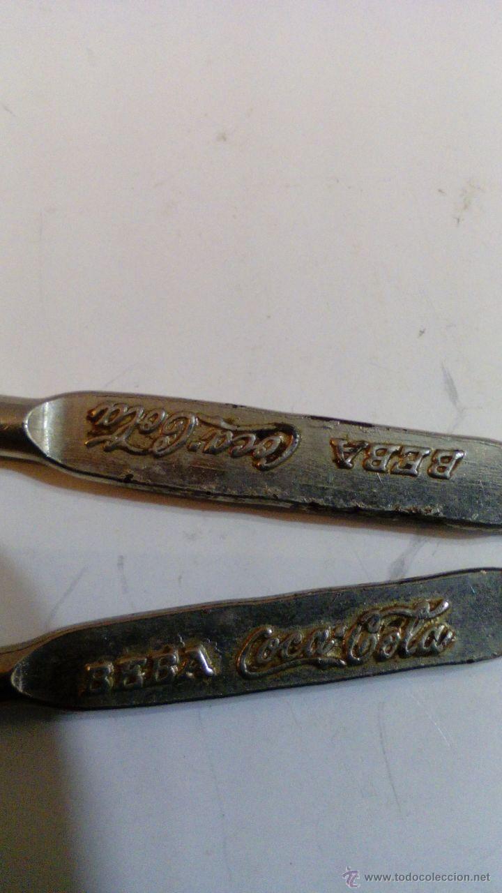 Abrebotellas y sacacorchos de colecci&oacute;n: ABRIDOR ANTIGUO BEBA COCA COLA - Foto 2