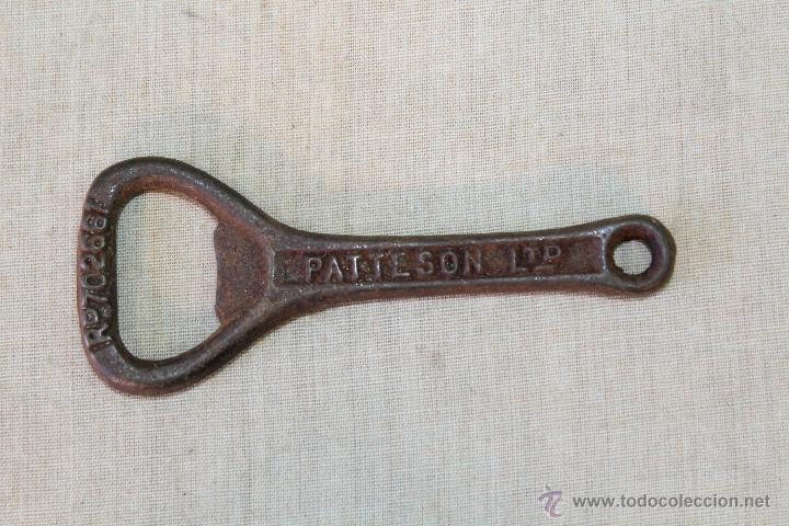 Abrebotellas y sacacorchos de colecci&oacute;n: ABREBOTELLAS PATTESON LTD - STEWARD - Foto 1