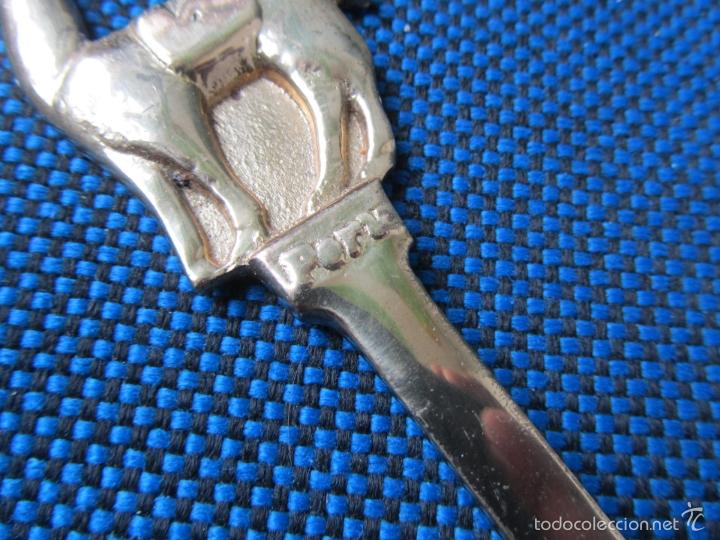 Abrebotellas y sacacorchos de colecci&oacute;n: Abridor abrebotellas de bronce Llama de Per&uacute; - Foto 4