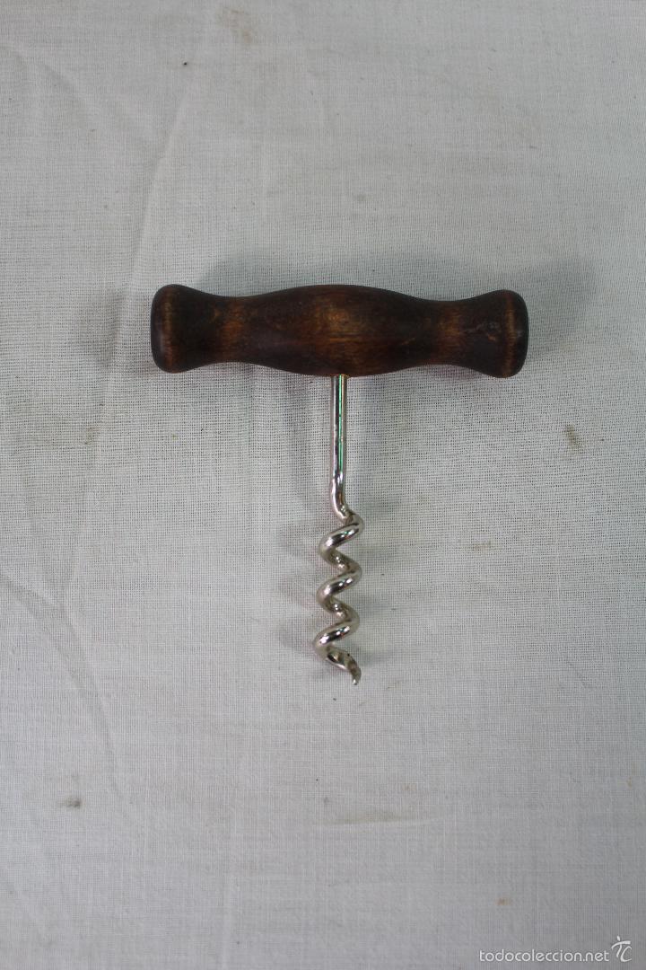 Abrebotellas y sacacorchos de colecci&oacute;n: sacacorchos de madera - Foto 2