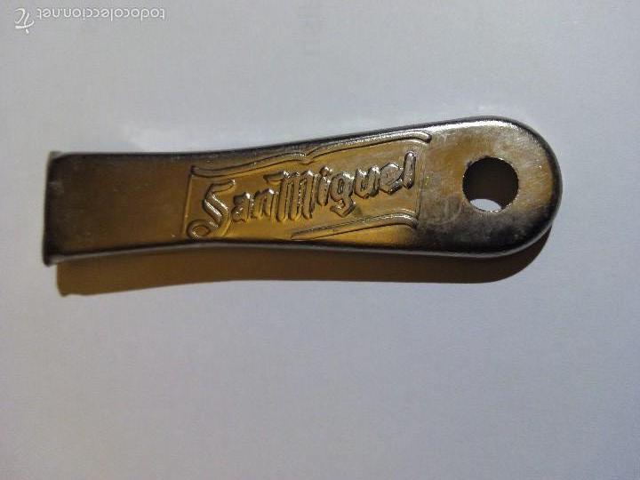 Abrebotellas y sacacorchos de colecci&oacute;n: Abridor San Miguel - Foto 1