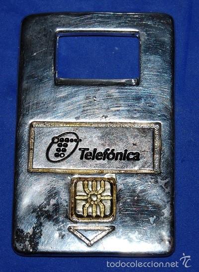 Abrebotellas y sacacorchos de colecci&oacute;n: ABRIDOR TARJETA DE TELEFONICA - Foto 1