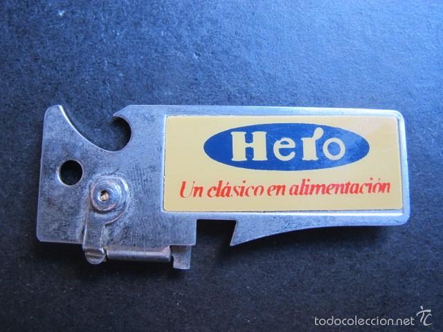 Abrebotellas y sacacorchos de colecci&oacute;n: abrelatas hero - Foto 1