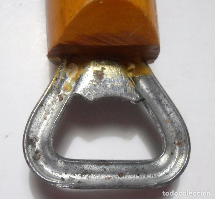 Abrebotellas y sacacorchos de colecci&oacute;n: FIGA DE MADERA, ABREBOTELLA - Foto 4
