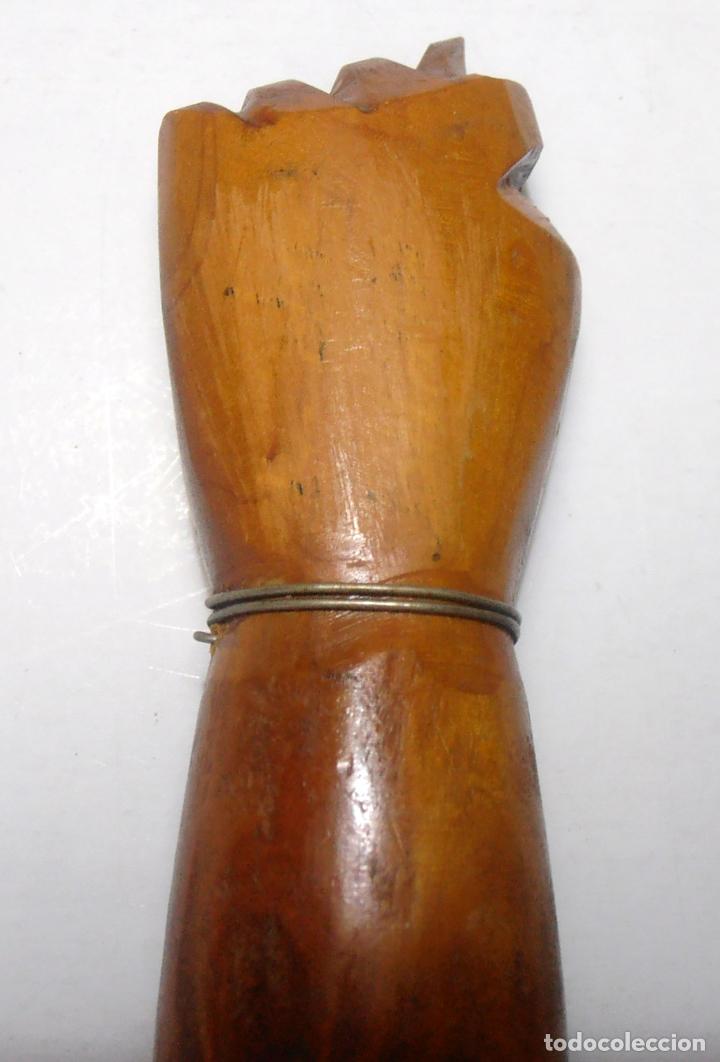 Abrebotellas y sacacorchos de colecci&oacute;n: FIGA DE MADERA, ABREBOTELLA - Foto 5