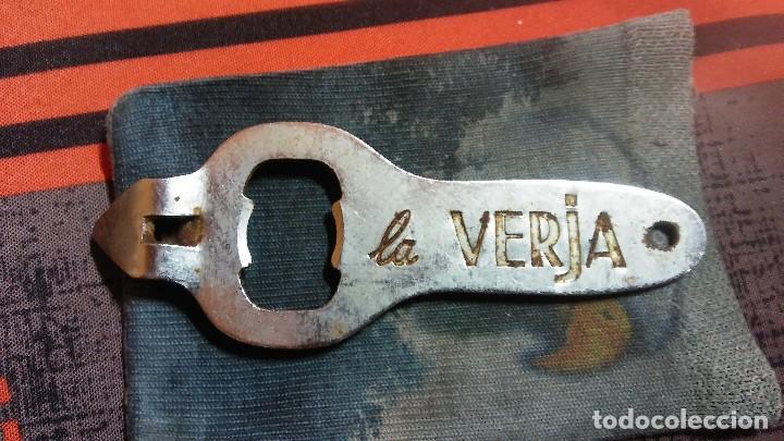 Abrebotellas y sacacorchos de colecci&oacute;n: ANTIGUO ABRIDOR LA VERJA - Foto 1