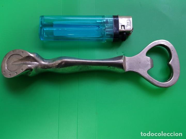 Abrebotellas y sacacorchos de colecci&oacute;n: ABRIDOR PATA DE CABALLO - Foto 2