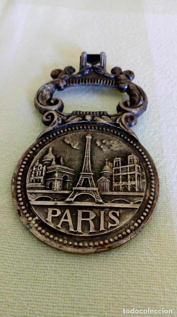 Abrebotellas y sacacorchos de colecci&oacute;n: Abridor PARIS de plata - Foto 2