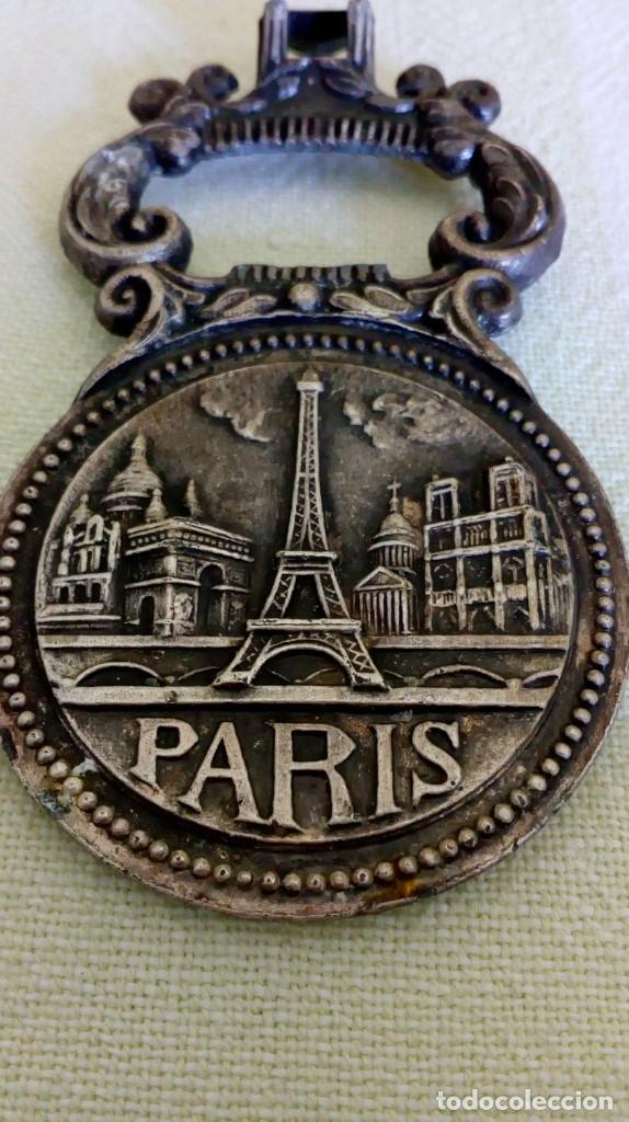 Abrebotellas y sacacorchos de colecci&oacute;n: Abridor PARIS de plata - Foto 3
