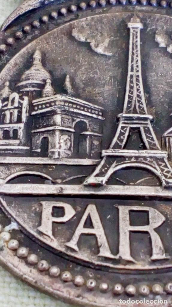 Abrebotellas y sacacorchos de colecci&oacute;n: Abridor PARIS de plata - Foto 4
