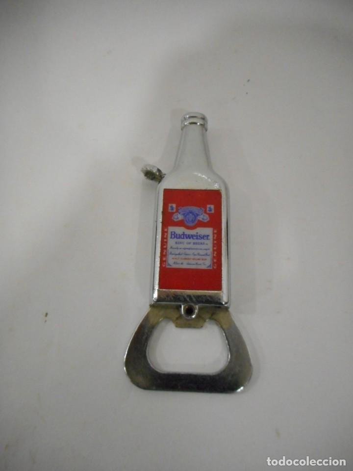 Abrebotellas y sacacorchos de colecci&oacute;n: Abridor y encendedor Budweiser - Foto 1