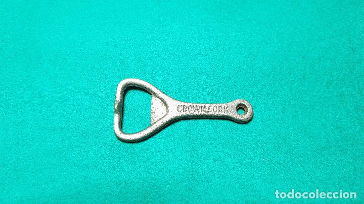 Abrebotellas y sacacorchos de colecci&oacute;n: ABRIDOR DE BOTELLAS CROWN CORK - Foto 2
