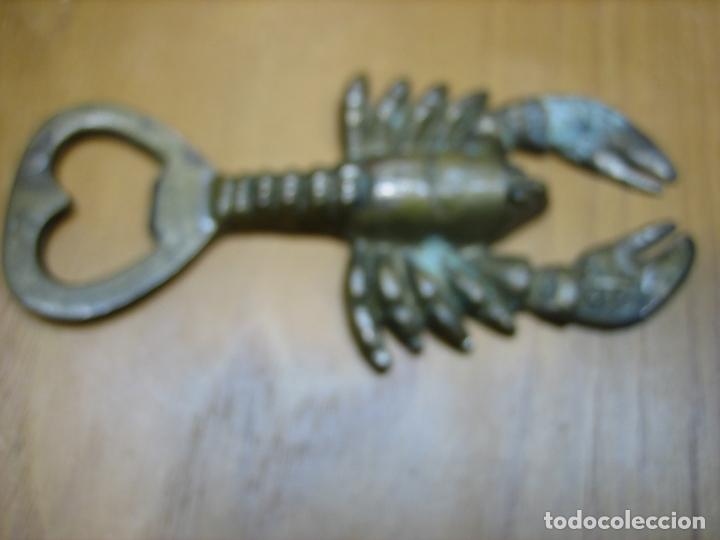 Abrebotellas y sacacorchos de colecci&oacute;n: Abrebotellas en bronce de escorpion - Foto 4