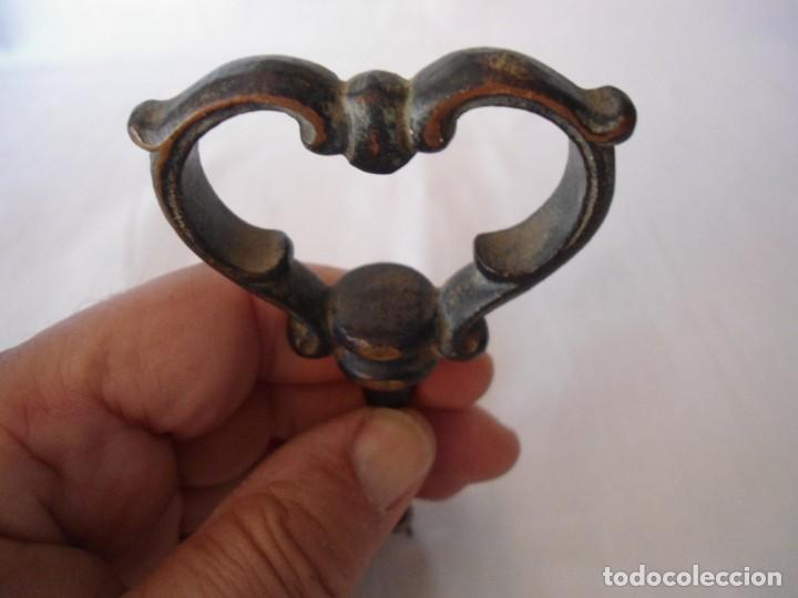 Abrebotellas y sacacorchos de colecci&oacute;n: ANTIGUO SACACORCHOS MANGO DE BRONCE - Foto 9