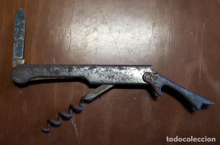 Abrebotellas y sacacorchos de colecci&oacute;n: Antiguo abridor navaja - Foto 2