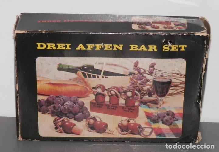 Abrebotellas y sacacorchos de colecci&oacute;n: SET BAR - LAS 3 LEYES  DE LA SABEDORIA - Foto 1