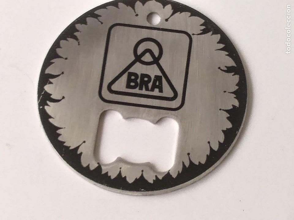 Abrebotellas y sacacorchos de colecci&oacute;n: abridor de metal BRA - Foto 2