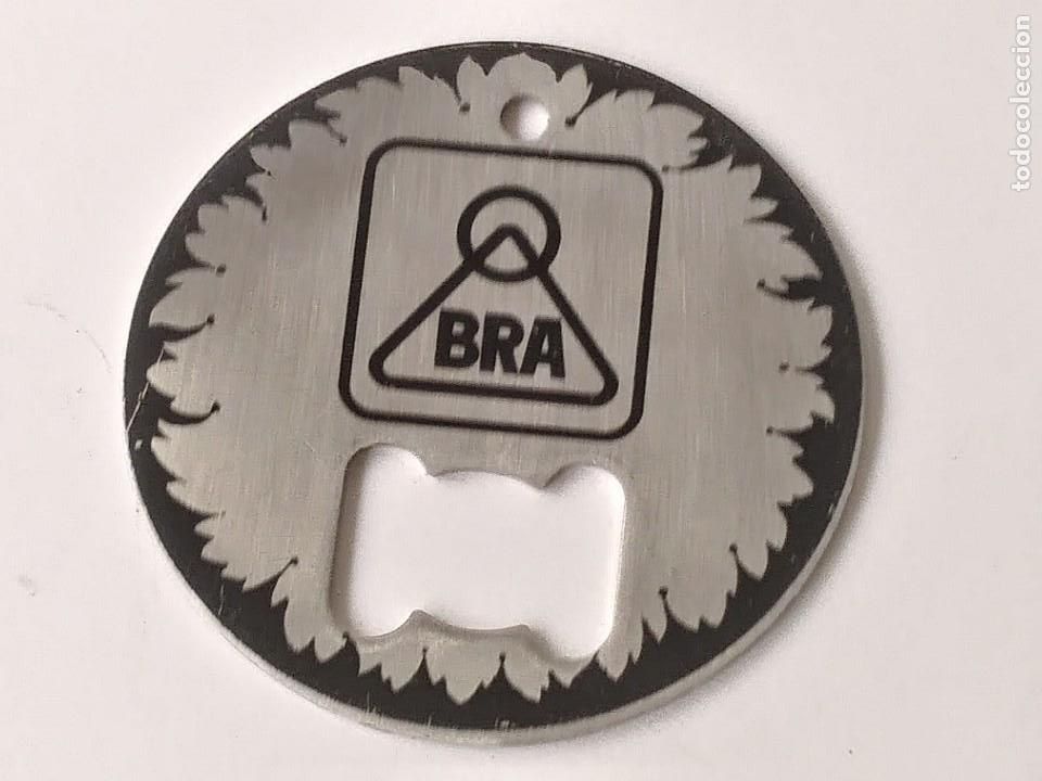 Abrebotellas y sacacorchos de colecci&oacute;n: abridor de metal BRA - Foto 3