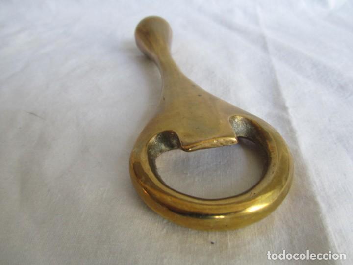 Abrebotellas y sacacorchos de colecci&oacute;n: Abrebotellas de bronce macizo - Foto 6