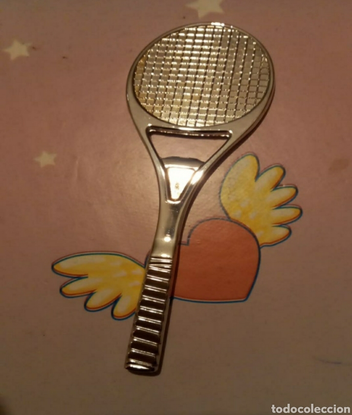 Flaschen&ouml;ffner und Korkenzieher: Abrechapas raqueta de tenis