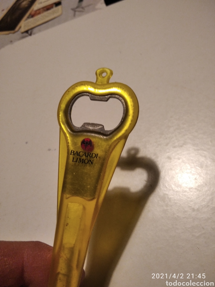 Abrebotellas y sacacorchos de colecci&oacute;n: Abridor Bacard&iacute; Lim&oacute;n - Foto 2