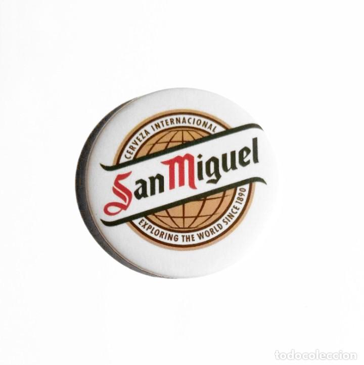 Abrebotellas y sacacorchos de colecci&oacute;n: SAN MIGUEL - ABREBOTELLAS 59MM (CON IM&Aacute;N PARA NEVERA)