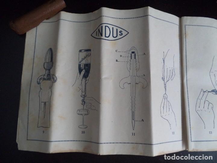 Abrebotellas y sacacorchos de colecci&oacute;n: Antiguo cat&aacute;logo abridor Indus. - Foto 4