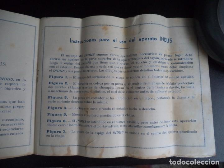 Abrebotellas y sacacorchos de colecci&oacute;n: Antiguo cat&aacute;logo abridor Indus. - Foto 7