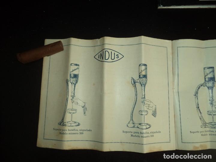 Abrebotellas y sacacorchos de colecci&oacute;n: Antiguo cat&aacute;logo abridor Indus. - Foto 8