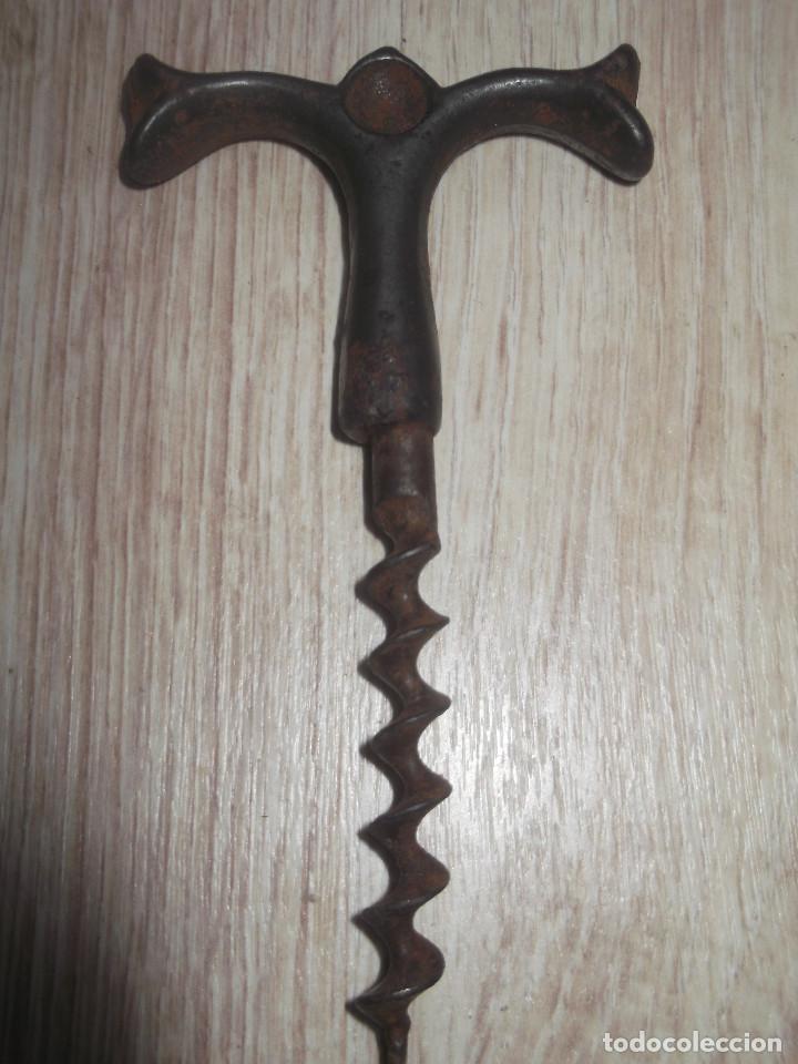 Abrebotellas y sacacorchos de colecci&oacute;n: antiguo sacacorchos - Foto 2