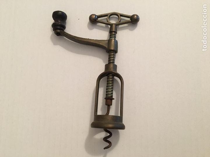 Abrebotellas y sacacorchos de colecci&oacute;n: SACACORCHOS DE TORNILLO ASPA DE MOLINILLO - Foto 3