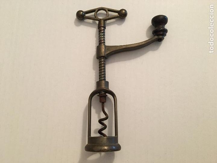 Abrebotellas y sacacorchos de colecci&oacute;n: SACACORCHOS DE TORNILLO ASPA DE MOLINILLO - Foto 1