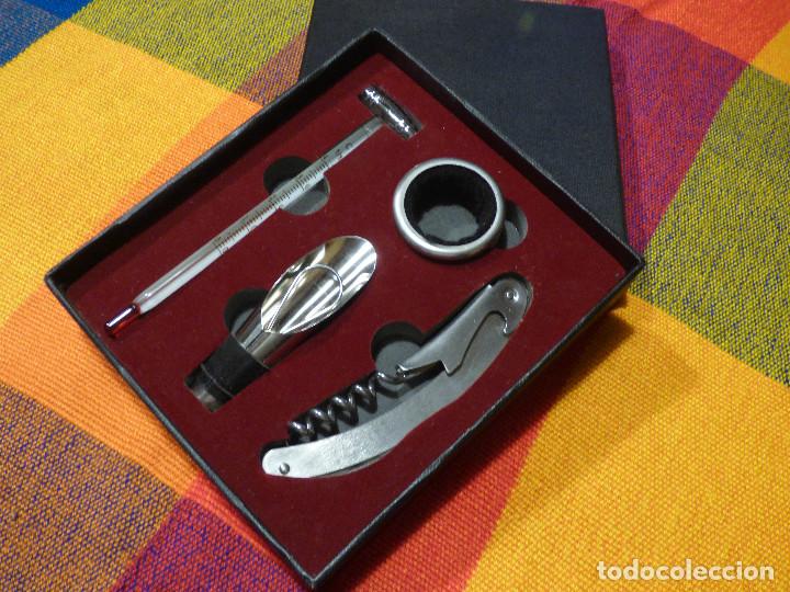 Abrebotellas y sacacorchos de colecci&oacute;n: Set de vino. - Foto 2